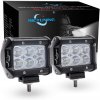 Mictuning 2ks přídavné LED reflektory 2x18W, pracovní světlo (2)