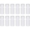 12ks laboratorní plastová lahvička 15 ml s uzávěrem, bílá (1)
