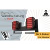 Meistergut® Prémiový 3dílný nástěnný držák pro akumulátory Bosch (1)