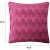 3ks Povlak na polštář sametový univerzální 45×45 cm, růžová (2)