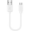 Nabíjecí kabel USB A Micro USB, 15 18 cm, bílý (1)