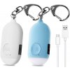 Osobní kapesní alarm s funkcí LED svítilny, 130 dB, USB dobíjecí (4)