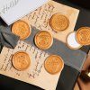 50ks samolepících atrap voskových pečetí Ravenclaw, 2,5 cm (8)