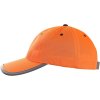 Pracovní baseballová reflexní čepice, oranžová (1)