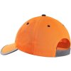 Pracovní baseballová reflexní čepice, oranžová (3)