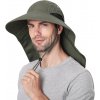 Wmcaps Sluneční safari klobouk s UV ochranou, armádní zelená, unisex (2)