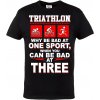 Unisex tričko Triatlon, plavání, jízda na kole, běh, M (2)