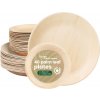 HAAGO 40ks talířů z palmových listů, 2 velikosti (15 a 25 cm) (1)