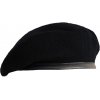 Vojenský baret černý, vlněný, unisex, 61 cm (1)