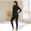 Sada dámského termoprádla, dvoudílná, černá, M (2)