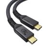 Maxonar USB C prodlužovací kabel 30 cm, 40Gbit, 240W 5A, Thunderbolt, černá (1)