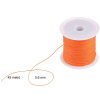 Nylonová pletená šňůra 0,6 mm, 45 m, jasně oranžová (5)