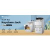 Enmane 4ks Cat6A Keystone Jack RJ45, beznástrojový, stíněný s nastavitelným západkovým zámkem (13)