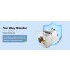 Enmane 4ks Cat6A Keystone Jack RJ45, beznástrojový, stíněný s nastavitelným západkovým zámkem (7)