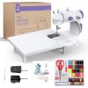 Praktický mini šicí strojs prodlužovacím stolem (1)