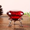 Červený diamant 60 mm z broušeného skla, Feng Shui, umělé křišťálové šperky (4)