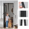 Voarge Magnetická síť proti hmyzu do dveří 100x220 cm, černá (2)