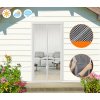 Mycarbon® Magnetická síť proti hmyzu do dveří 90x210 cm, bílá (4)