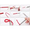 Sada děrovacích vyšívacích jehel a tužka se navlékačem (4)