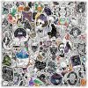 100ks magických samolepek, vinylové nálepky Witch Punk Graffiti (4)