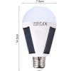 Solární LED lampa přenosná pro turistiku kempování, IP65 AC 85 265 V, 12W (2)
