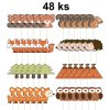 48ks Zoo zvířecí dekorace na dorty, cupcake, muffiny, dezerty (4)