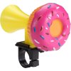 Roztomilý klakson ve tvaru koblihy pro kolo, tříkolku, koloběžku, růžový (1)