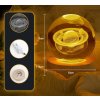 3D křišťálová koule s podstavcem LED lampy, noční světlo, Solar System (3)