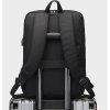 Pánský batoh pracovní školní, pro notebook do 15,6, vodotěsný, nabíjecí přípojka USB, černý (2)