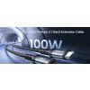 Prodlužovací kabel USB C 3.2, 2 metry, 10Gpbs, 100 W, 4K@60Hz (3)