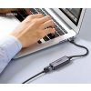 UGREEN USB LAN adaptér 1000 Mbps, USB A na RJ45, černý, podpora Switch (6)