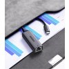 UGREEN USB LAN adaptér 1000 Mbps, USB C na RJ45, černý (2)