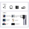 UGREEN Adaptér USB C na 3,5 mm jack, úhel 90°, DAC čip, šedý (7)
