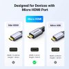 UGREEN Kabel Micro HDMI na HDMI 2.0, 4K, 3D, HDR, ARC, 2 metry (7)