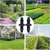 100 kusů Micro Drip System spojka, 4 7 spojovací kus pro prodloužení potrubí (6)