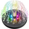 LED solární fontána, 2200 mAh, 7 trysek, 6 LED (1)