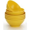 Evanda 8ks plastových misek (4x500ml 4x1000ml), bez BPA, nerozbitné, žluté (1)