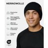 DANISH ENDURANCE Beanie čepice Merino vlna, unisex, černá (3)