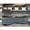 Hentex Cover® Kryt na zahradní nábytek ve tvaru L, TPU, UV ochrana, 210x270x8590H65H cm, šedý (3)