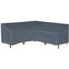 Hentex Cover® Kryt na zahradní nábytek ve tvaru L, TPU, UV ochrana, 210x270x8590H65H cm, šedý (1)