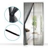 APALUS® Magnetická síť proti hmyzu na dveře, 85×200 cm, černá (2)