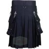 Pánský kilt, černý, 122 cm přes břicho (3)
