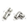 2ks spojky kardanového hřídele 8 mm na 8 mm se šrouby pro motor, modelářské příslušenství (2)
