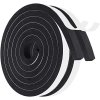 Neoprenová těsnicí páska dveří, samolepicí, 12×12 mm, 4m (2x2m), černá (1)