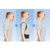 Podpůrný pás pro korekci držení těla, unisex, korekční pás pro ramena, šíji a záda, pas 120 132 cm, šedá (7)