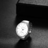 JewelryWe Hodinky na prst z nerezové oceli s elastickým řemínkem, unisex (6)