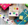 1000ks samolepek třpytivých hvězd, 2,5 cm, 6 barev, odměna, scrapbooking (2)