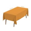 Jednorázový PVC párty ubrus, oranžový, 137 x 274 cm (2)