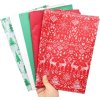100ks Vánoční hedvábný papír 35 x 50 cm (2)