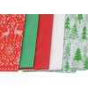 100ks Vánoční hedvábný papír 35 x 50 cm